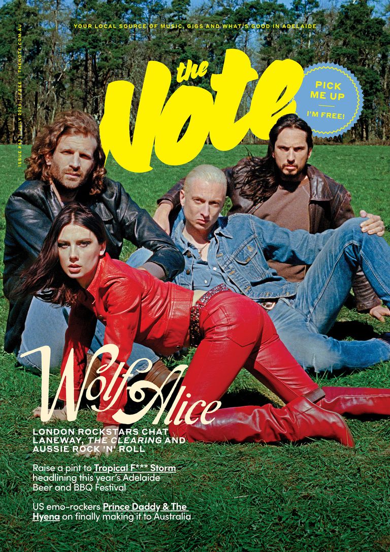Cover of The Note magazine featuring Wolf Alice